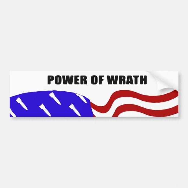 Power of Wrath Bumper Sticker (Front)