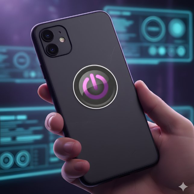 Power On / Off Minimalist Sticker (Creator Uploaded)