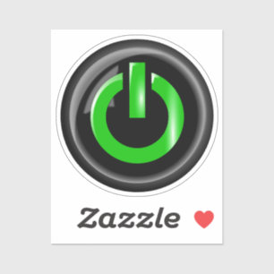 Power On Symbol Sticker