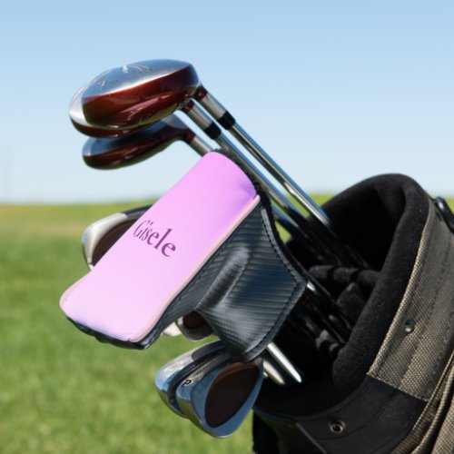 Power Pink Gradient Golf Head Cover