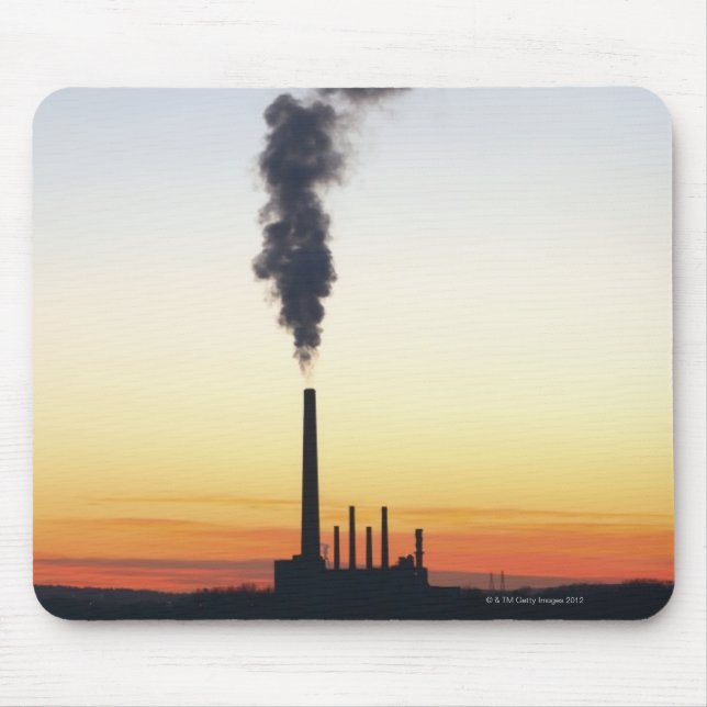 Power Plant Smoke Stack Mouse Pad (Front)