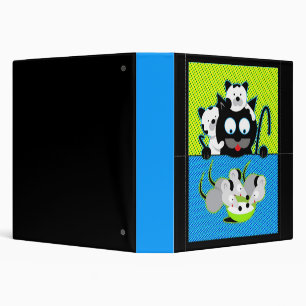 Power Politics: Cats vs. Mice 3 Ring Binder