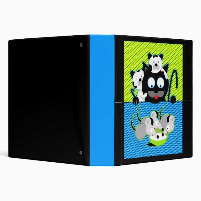 Power Politics: Cats vs. Mice 3 Ring Binder (Background)