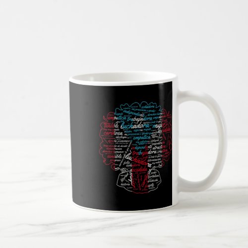 Power Puerto Rican Flag Feminist For Boricua Queen Coffee Mug