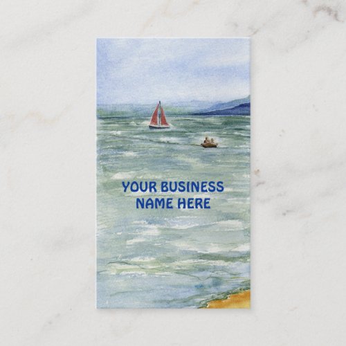 'Power &amp; Sail' Business Card