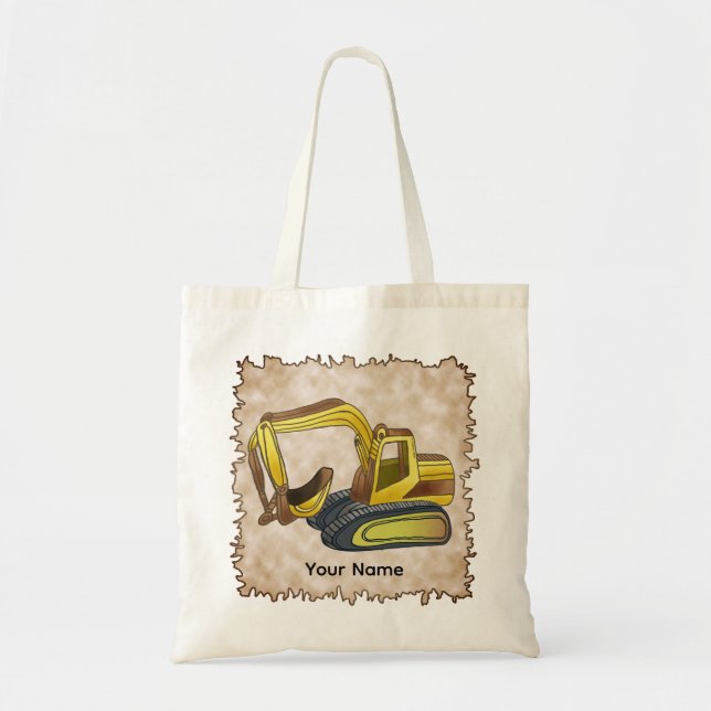 Power Shovel Tote Bag (Front)