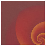 Power Spirals Fractal - red orange + your ideas Fabric