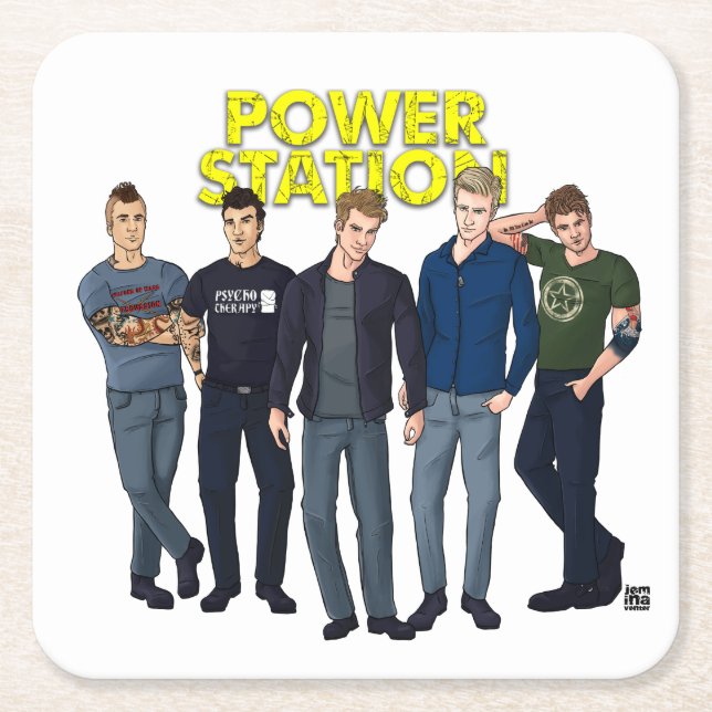 Power Station Coasters (Front)