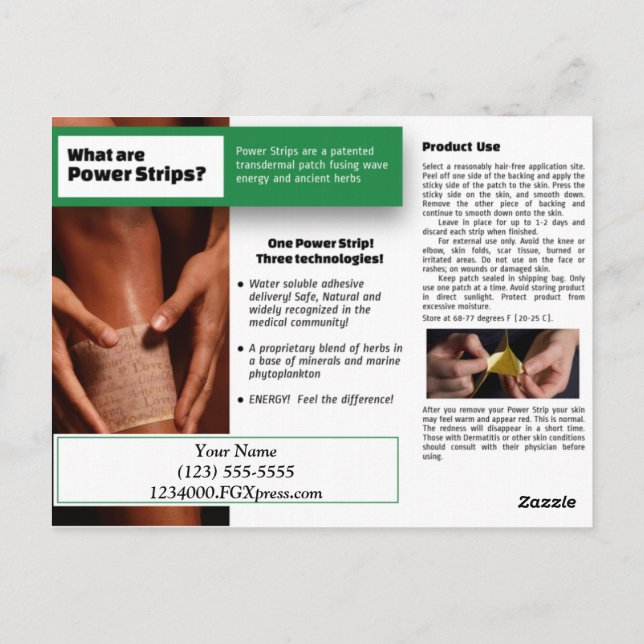 Power Strip Post Cards (Back)