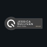 Power Symbol Epique Nametag Name Tag<br><div class="desc">Start the conversation automatically and let everyone know you're the real estate expert they've been looking for!</div>