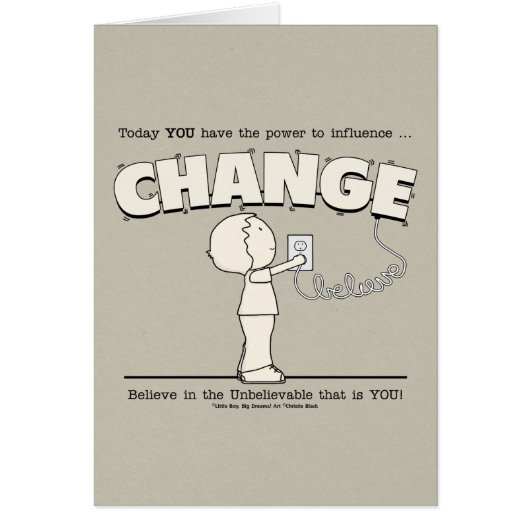 Power To Change Cards (Front)