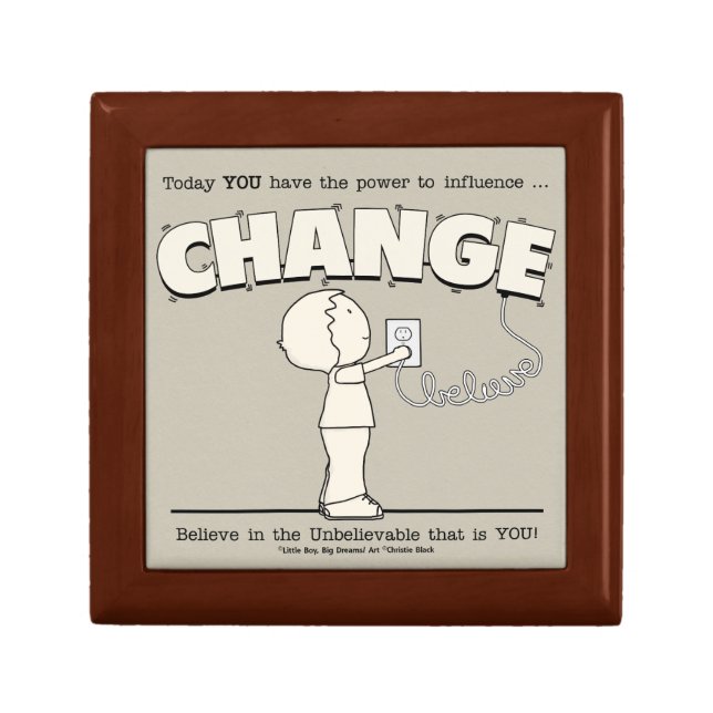 Power To Change Keepsake Box (Front)