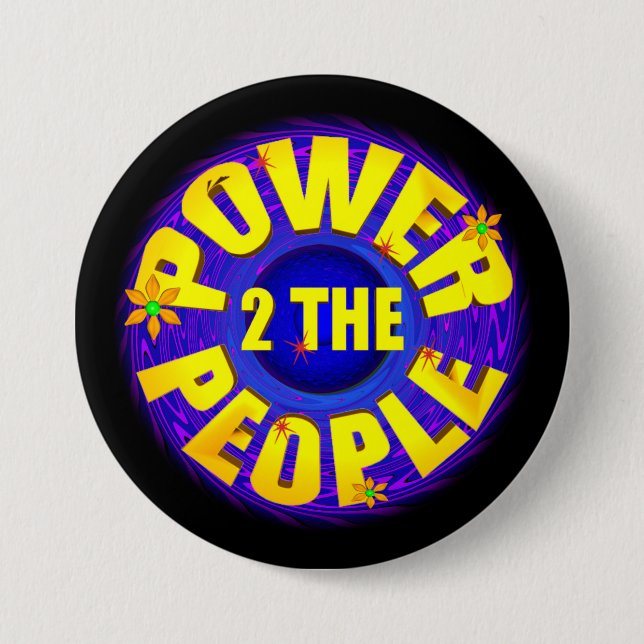 Power to the people button (Front)