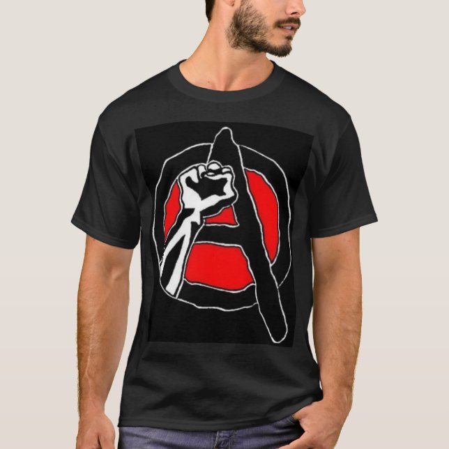 POWER TO THE PEOPLE NOT THE POLITICIANS (black) T-Shirt (Front)