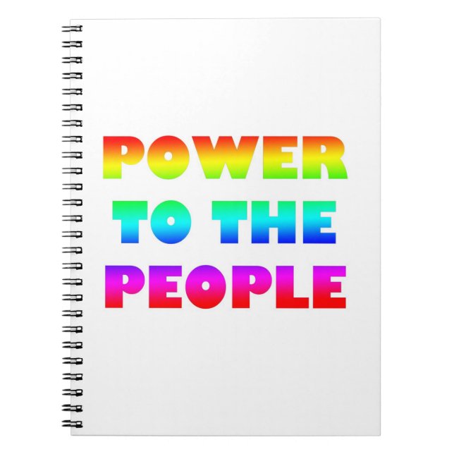 Power to the People Notebook (Front)