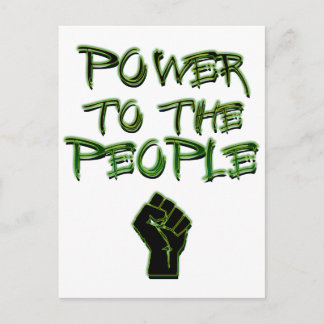 Power to the People! Postcard