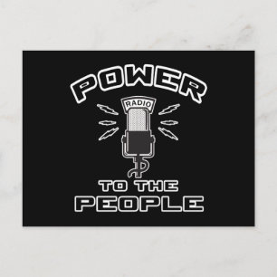Power To The People Postcard