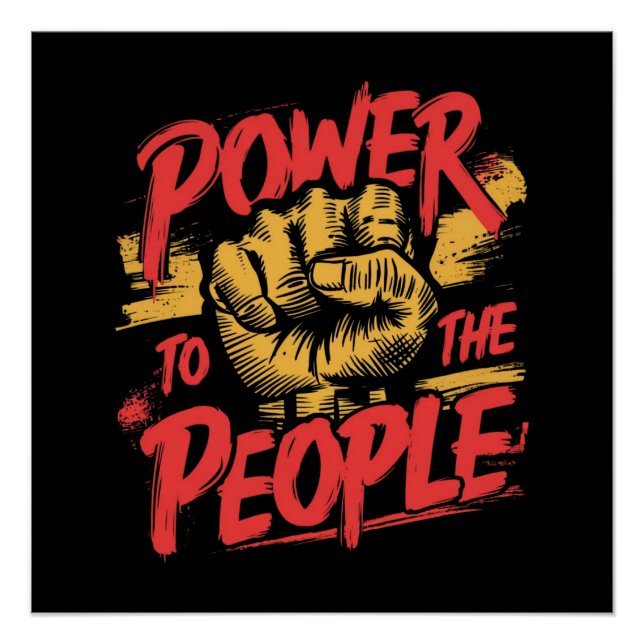Power to the People Poster (Front)