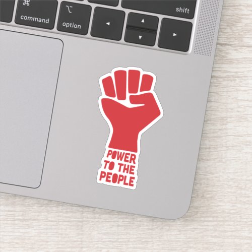 Power to the People Sticker