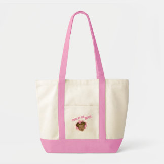 Power to the Puffs Large Tote Bag