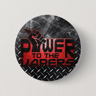 Power To The Vapers Pinback Button