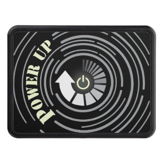 Power Up digital circle and power button Hitch Cover
