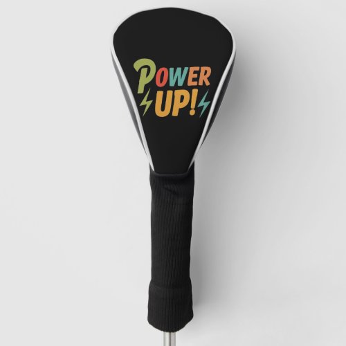 Power up  golf head cover