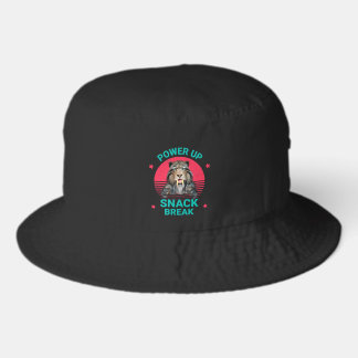 Power Up Snack Break Sabertooth Tiger Bucket Hat