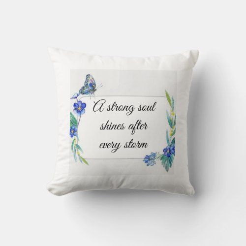 Power Up Your Space Motivational Throw Pillows