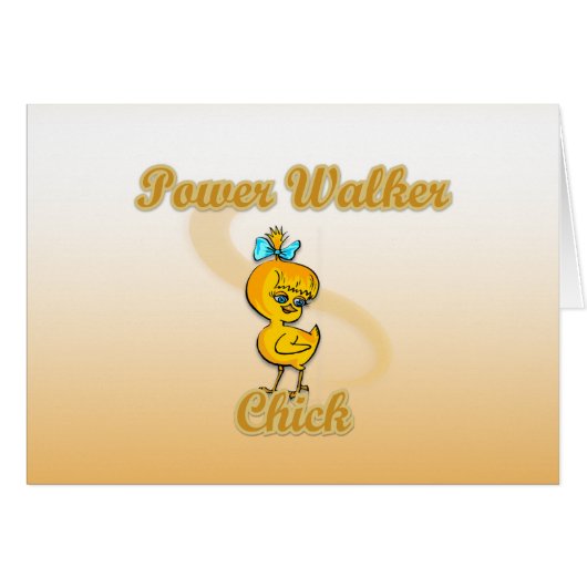 Power Walker Chick Cards (Front Horizontal)