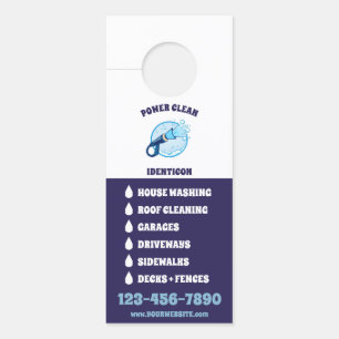 Power Washing Door Hanger