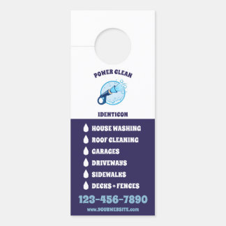 Power Washing Door Hanger