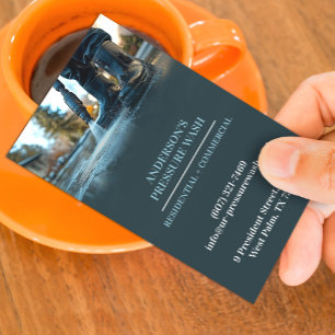 Power Washing Service Business Card Template