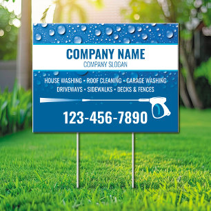 Power Washing Yard Sign Pressure Washer Sign