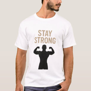 Power Within – Bold Motivational Fitness Poster T-Shirt