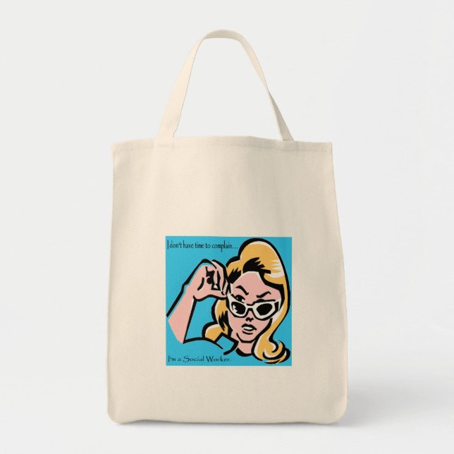 Power Woman Tote Bag (Front)