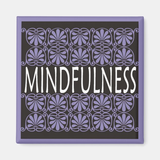 Power Word For Motivation - MINDFULNESS Magnet (Front)