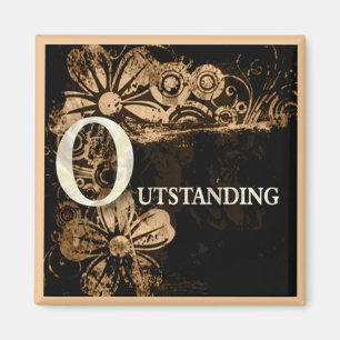 Power Word For Motivation - OUTSTANDING Magnet