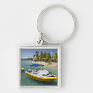 Powerboat and banana boat keychain