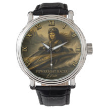 Powerboat Racing Funny Mona Lisa Speedboat Racer