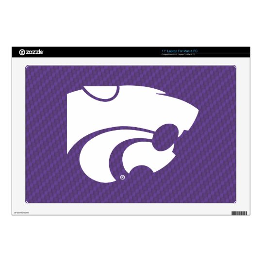 Powercat Mark Carbon  Fiber Pattern  17 Laptop Decal 