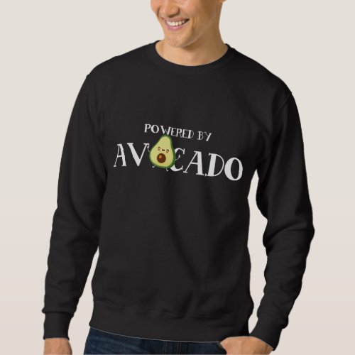 Powered Avocado Guacamole Toast Superfood Vegetari Sweatshirt