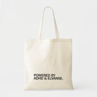Powered by ADHD & Elvanse – Neurodivergent Tote Bag