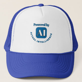 Powered by AI - Actual Intelligence Trucker Hat