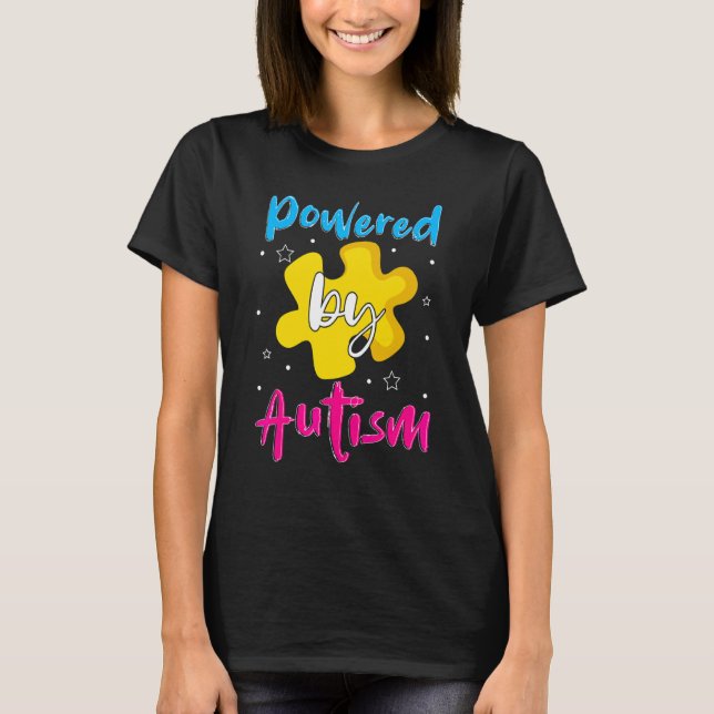 Powered By Autism T-Shirt (Front)