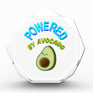 Powered By Avocado Acrylic Award