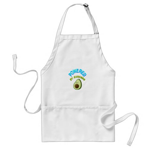 Powered By Avocado Adult Apron
