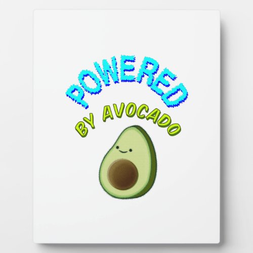 Powered By Avocado Plaque