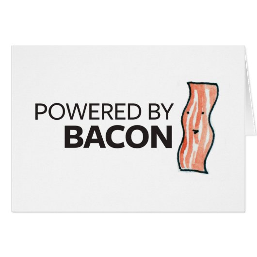 Powered by Bacon Cards (Front Horizontal)