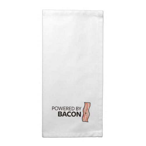 Powered by Bacon Cloth Napkin